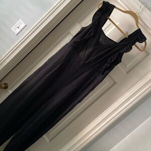 Who What Wear Linen Blend Tie-Back Jumpsuit